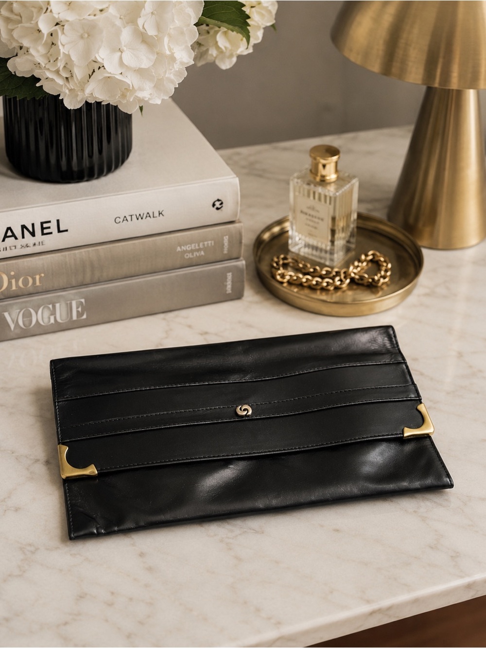 Vintage Italian Leather Clutch